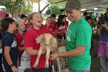 Goat at Ag Awareness day